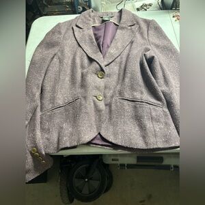 Vintage 80s purple blazer